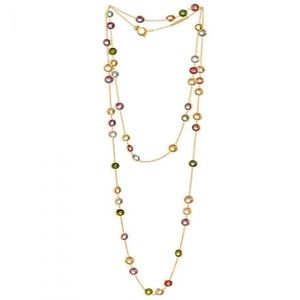 Marco Bicego Jaipur Mixed Gemstone Long Necklace